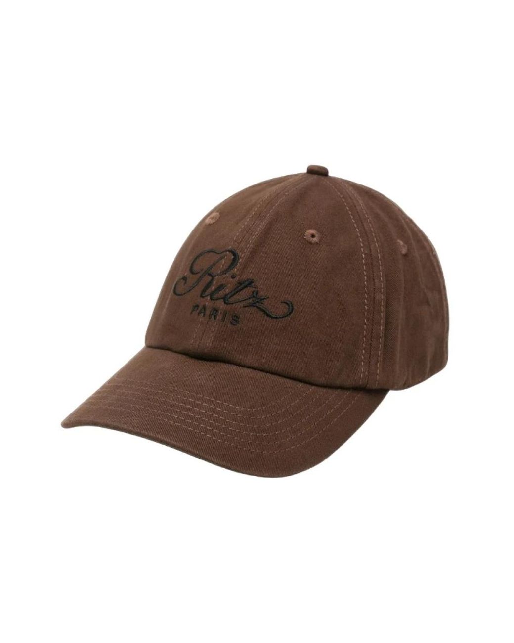 FRAME Accessoires ,Bruin ,Katoen Geborduurde Baseballpet in het Brown