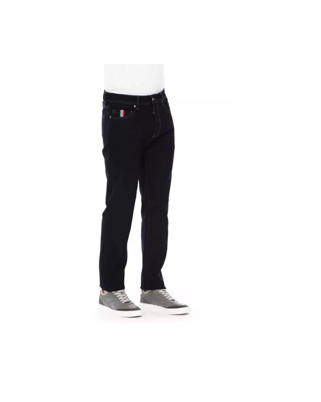 Baldinini Black Straight Jeans for men