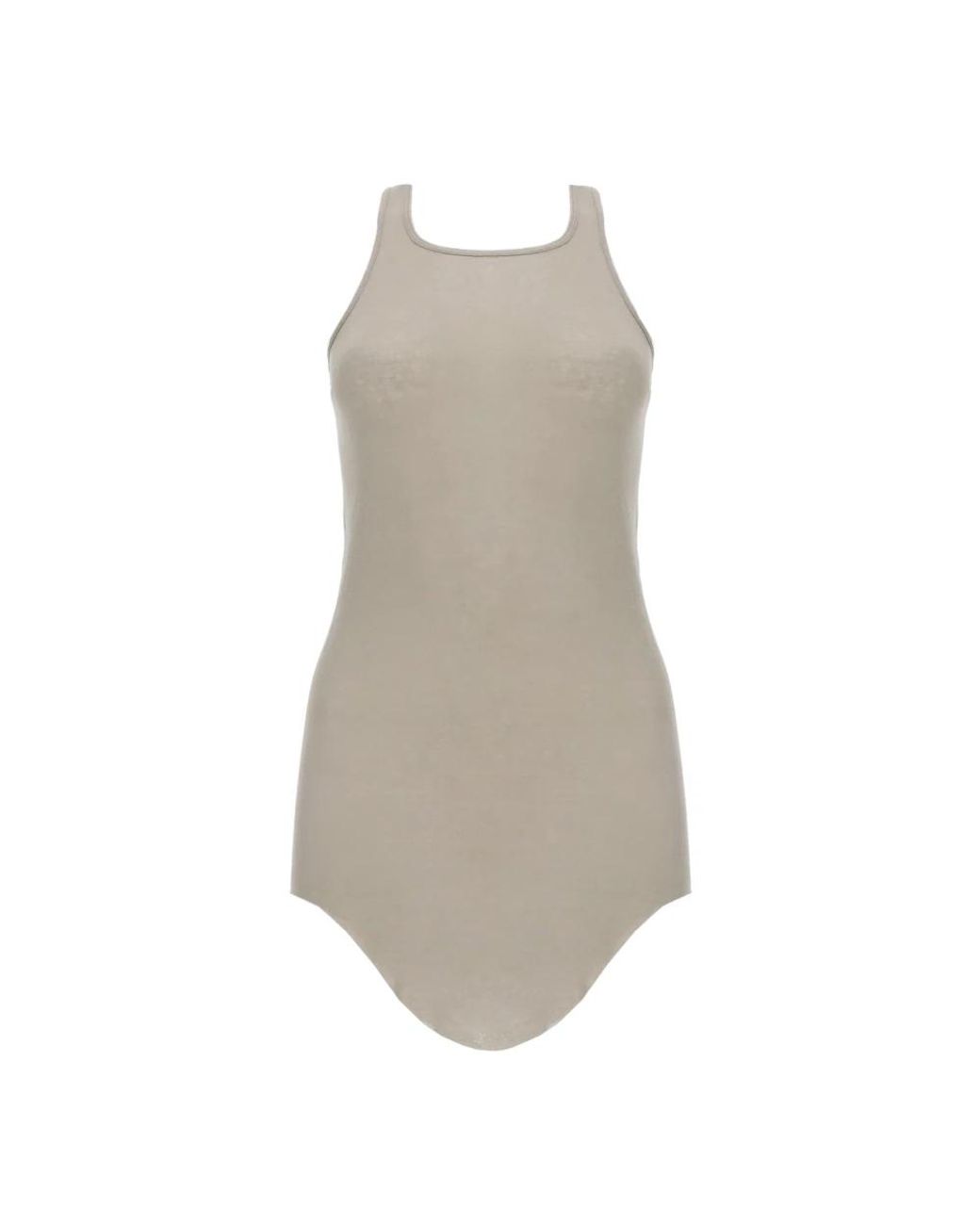Rick Owens Brown Basic Tank