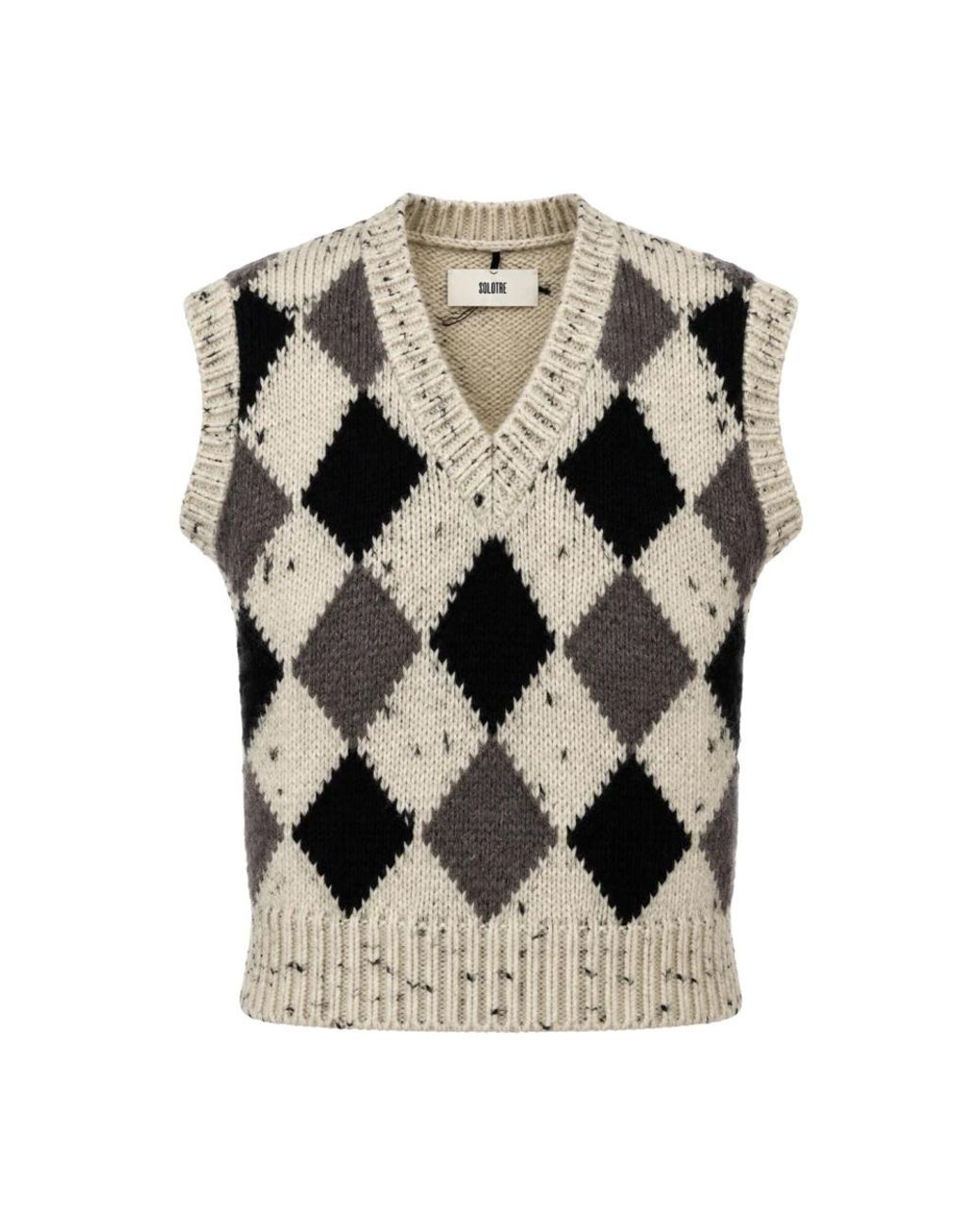 SOLOTRE Multicolor V-Neck Knitwear