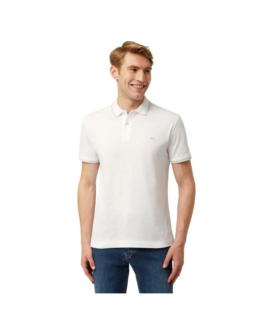 Harmont & Blaine White Polo Shirts for men