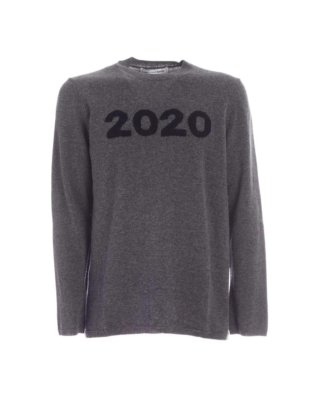 Comme des Garçons Gray Round-Neck Knitwear for men