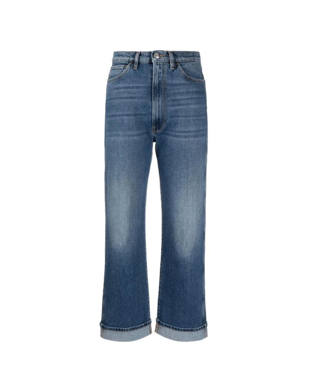 3x1 Blue Wide Trousers