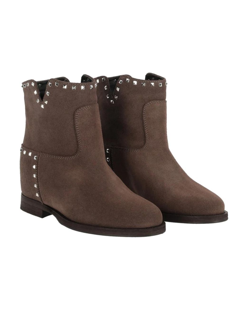 Via Roma 15 Brown Cowboy & Biker Boots