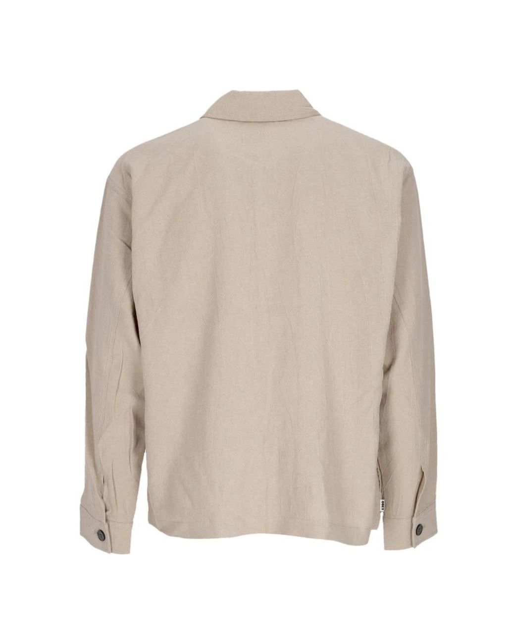 Light Jackets di Obey in Natural da Uomo