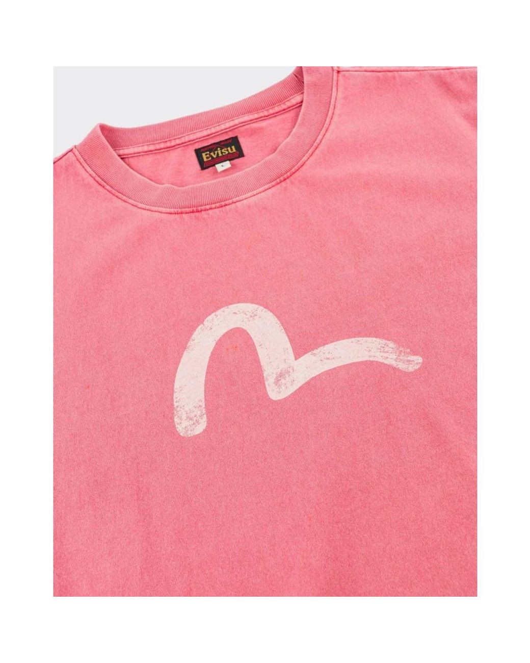 Evisu Bold Seagull S/S Tee in Pink für Herren