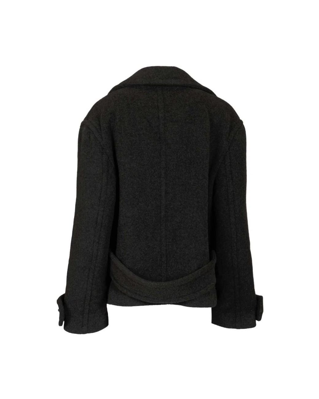 DURAZZI MILANO Black Double-Breasted Coats