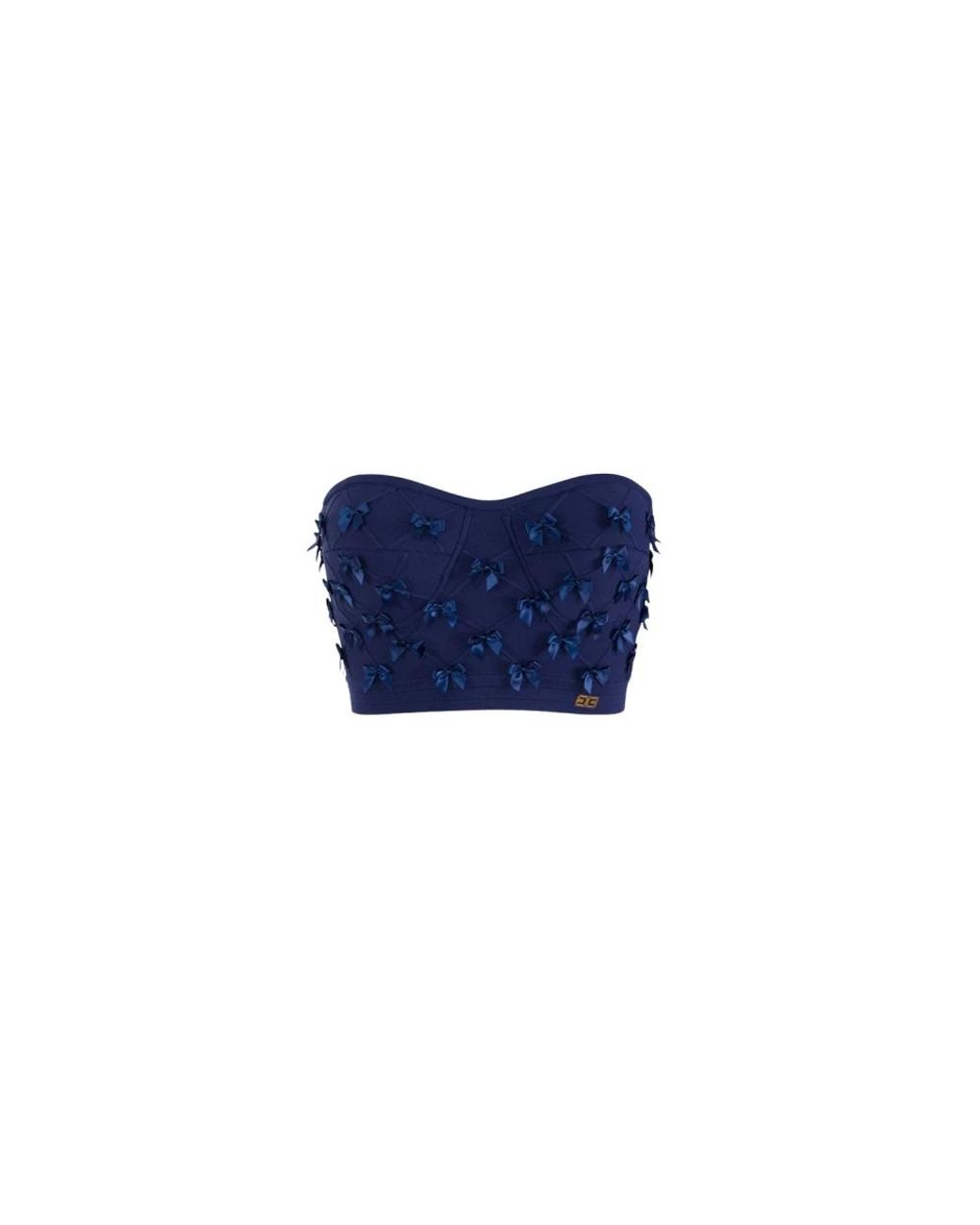 Elisabetta Franchi Blue Sleeveless Tops