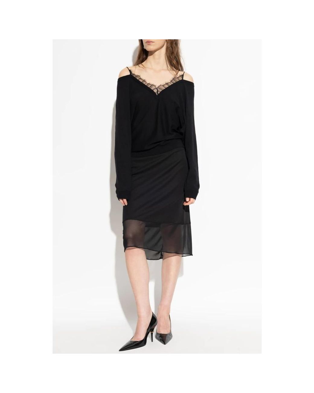 IRO Black V-Neck Knitwear