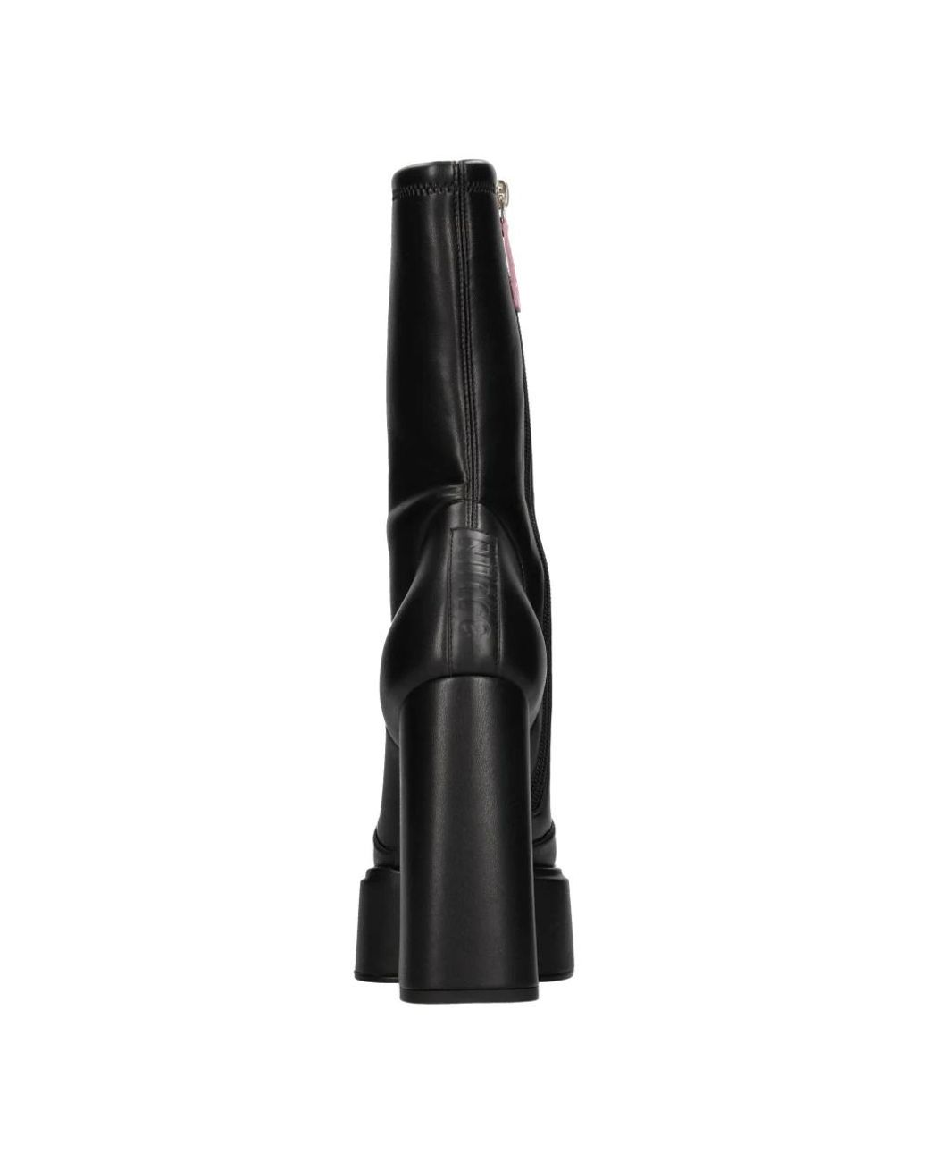 3Juin Black Heeled Boots