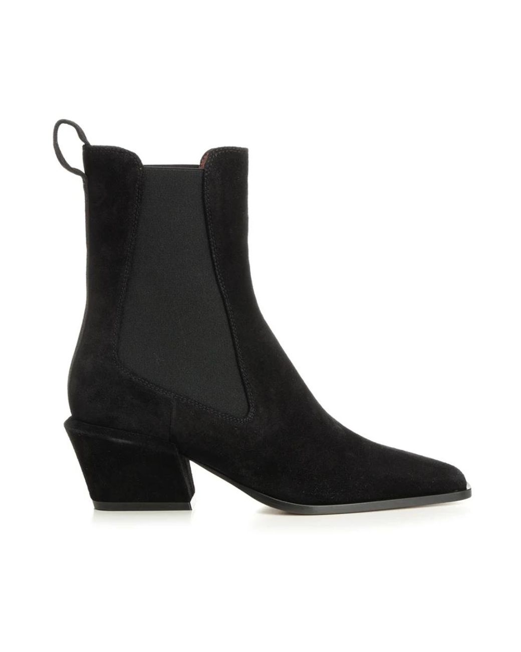 Paris Texas Black Cowboy & Biker Boots