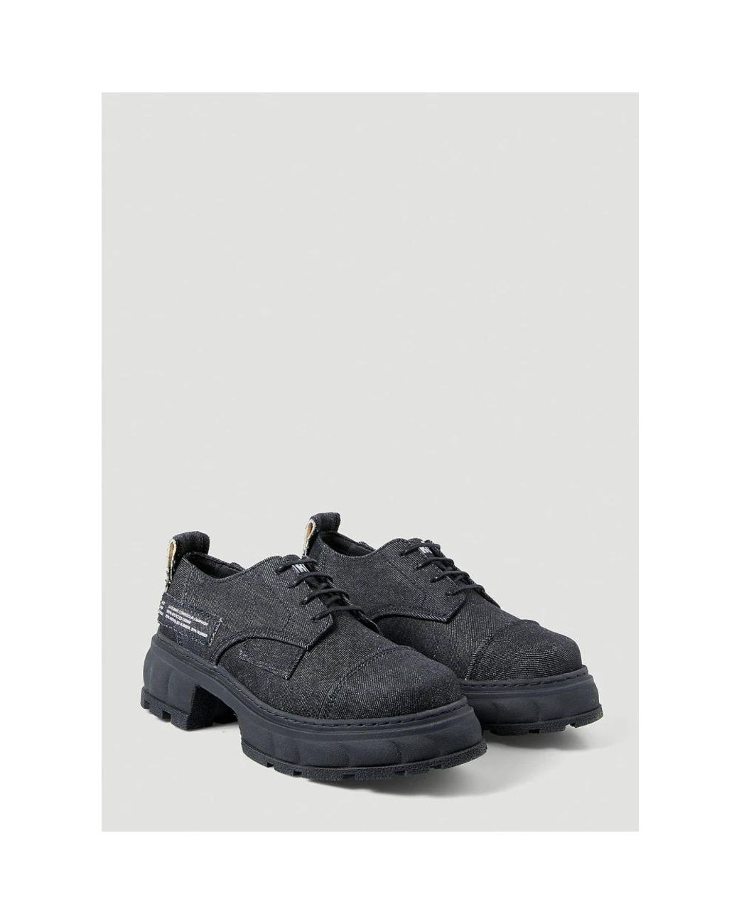 Viron Black Laced Shoes
