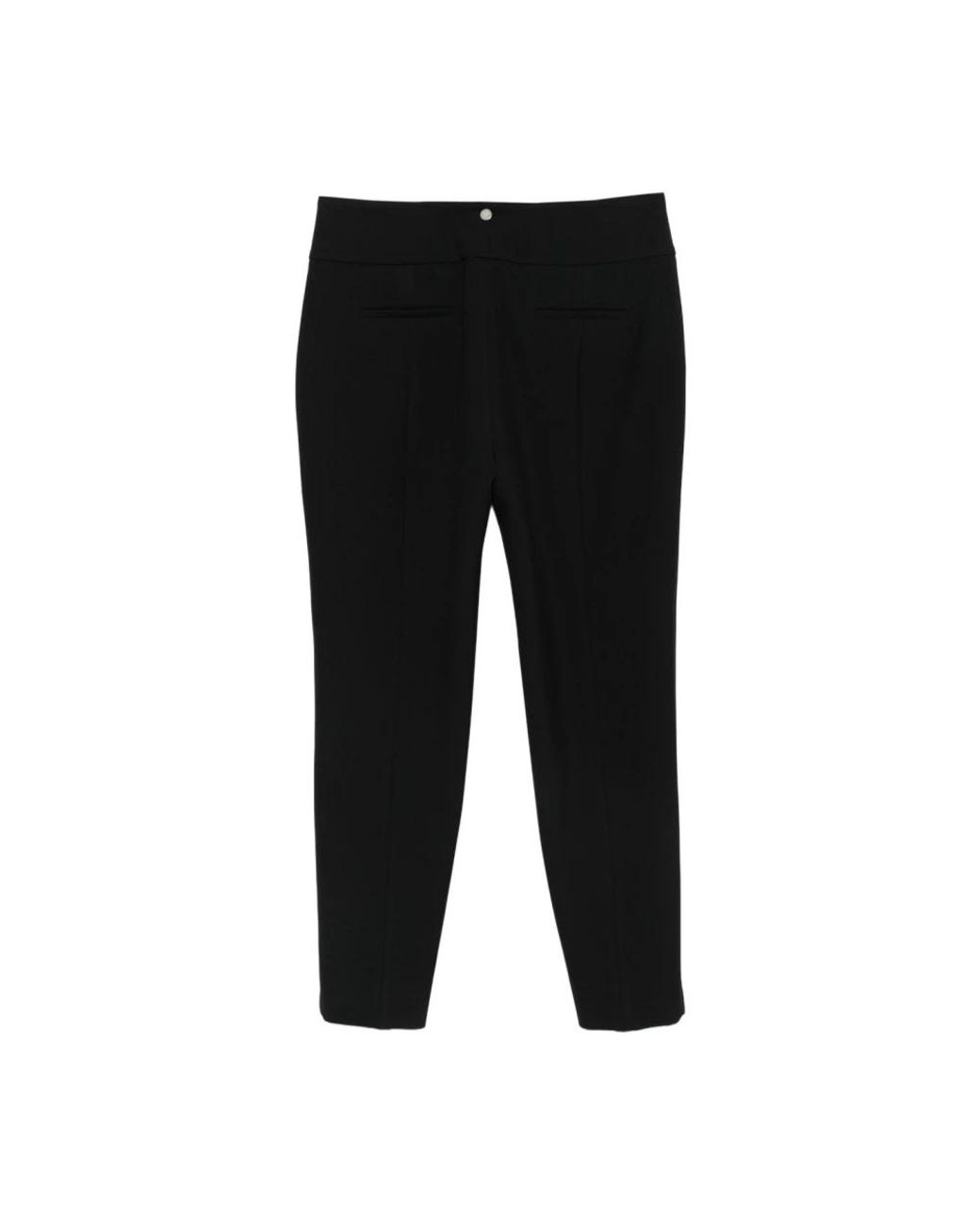 Peserico Black Slim-Fit Trousers