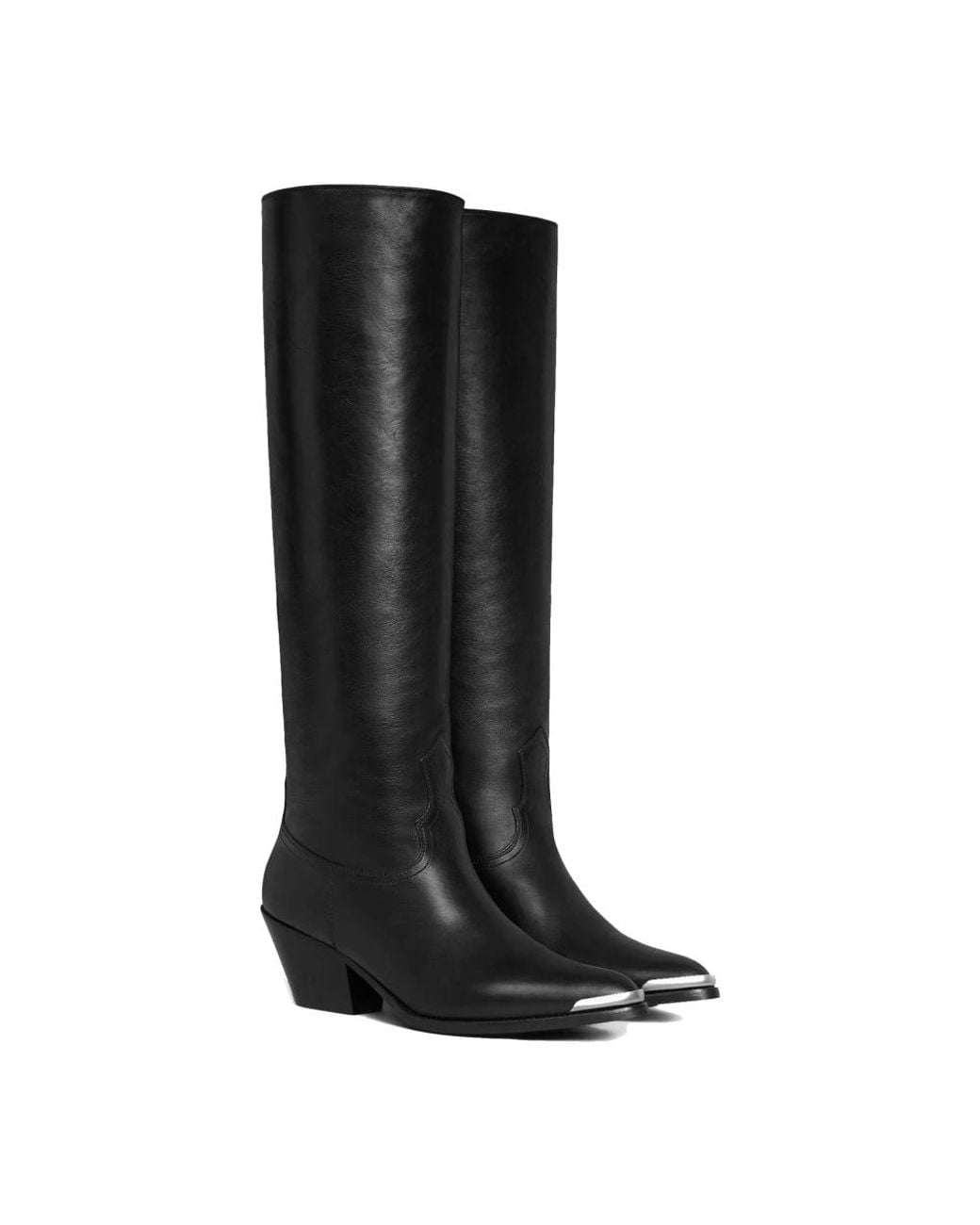 Céline Black Cowboy & Biker Boots