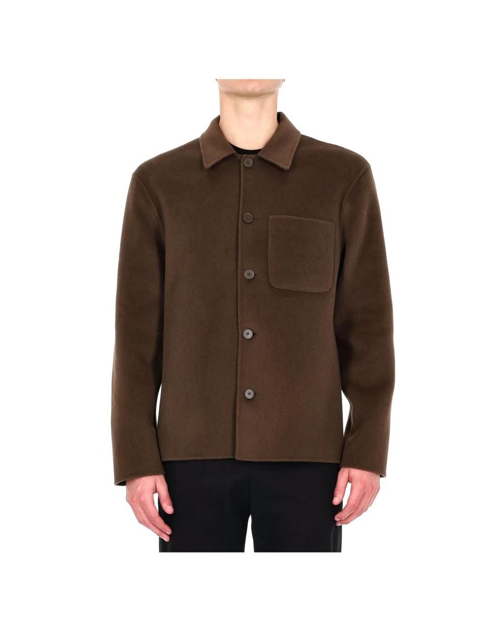 Officine Generale Brown Light Jackets for men