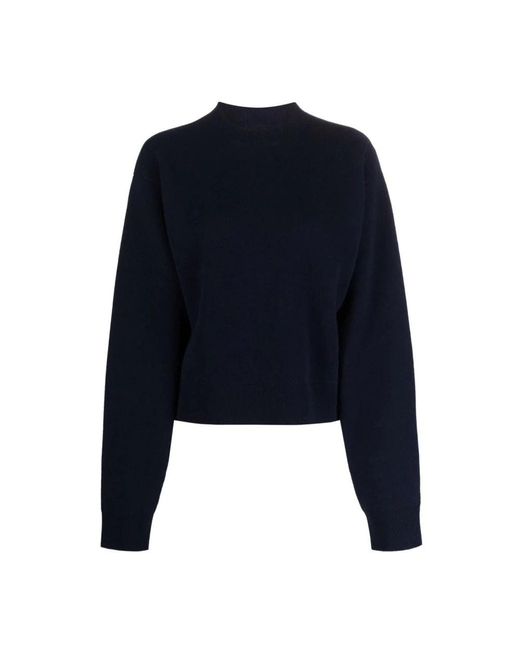 Jil Sander Blue Round-Neck Knitwear