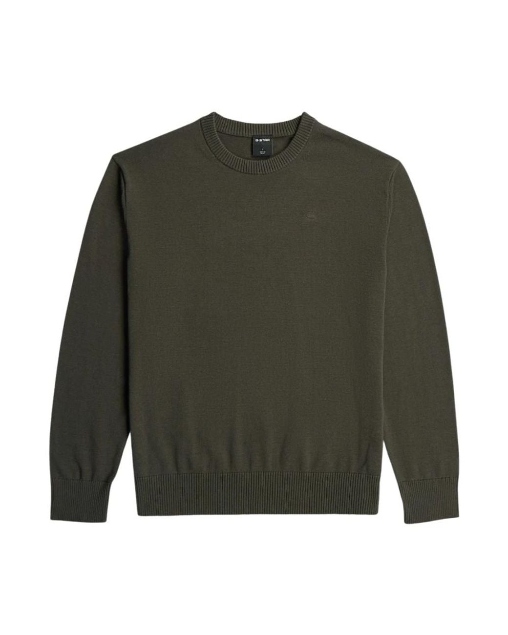 G-Star Core Refined R Knit in het Green voor heren