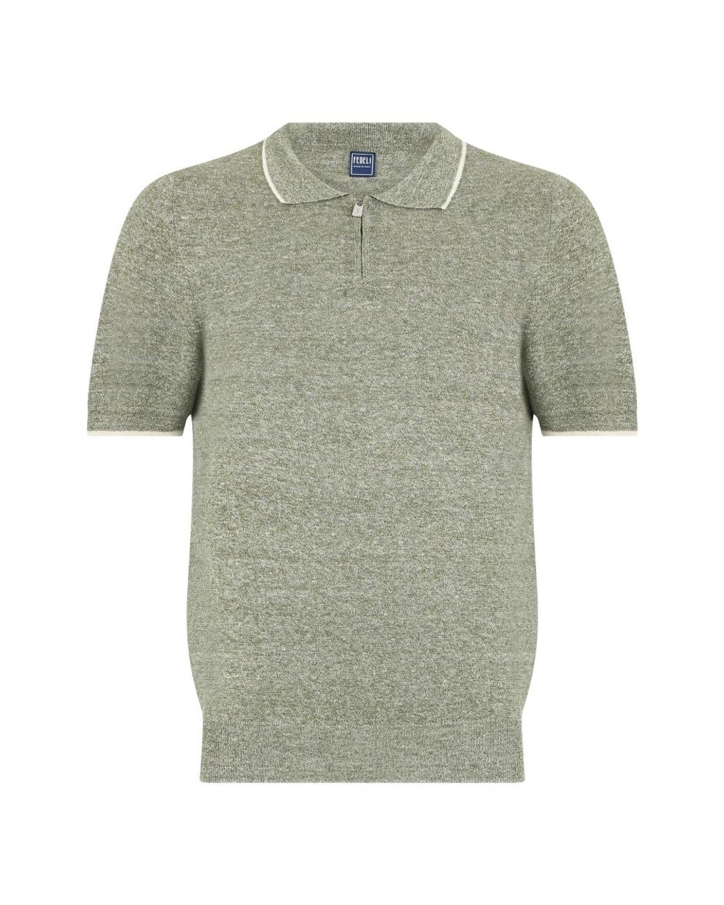 Fedeli Green Polo Shirts for men