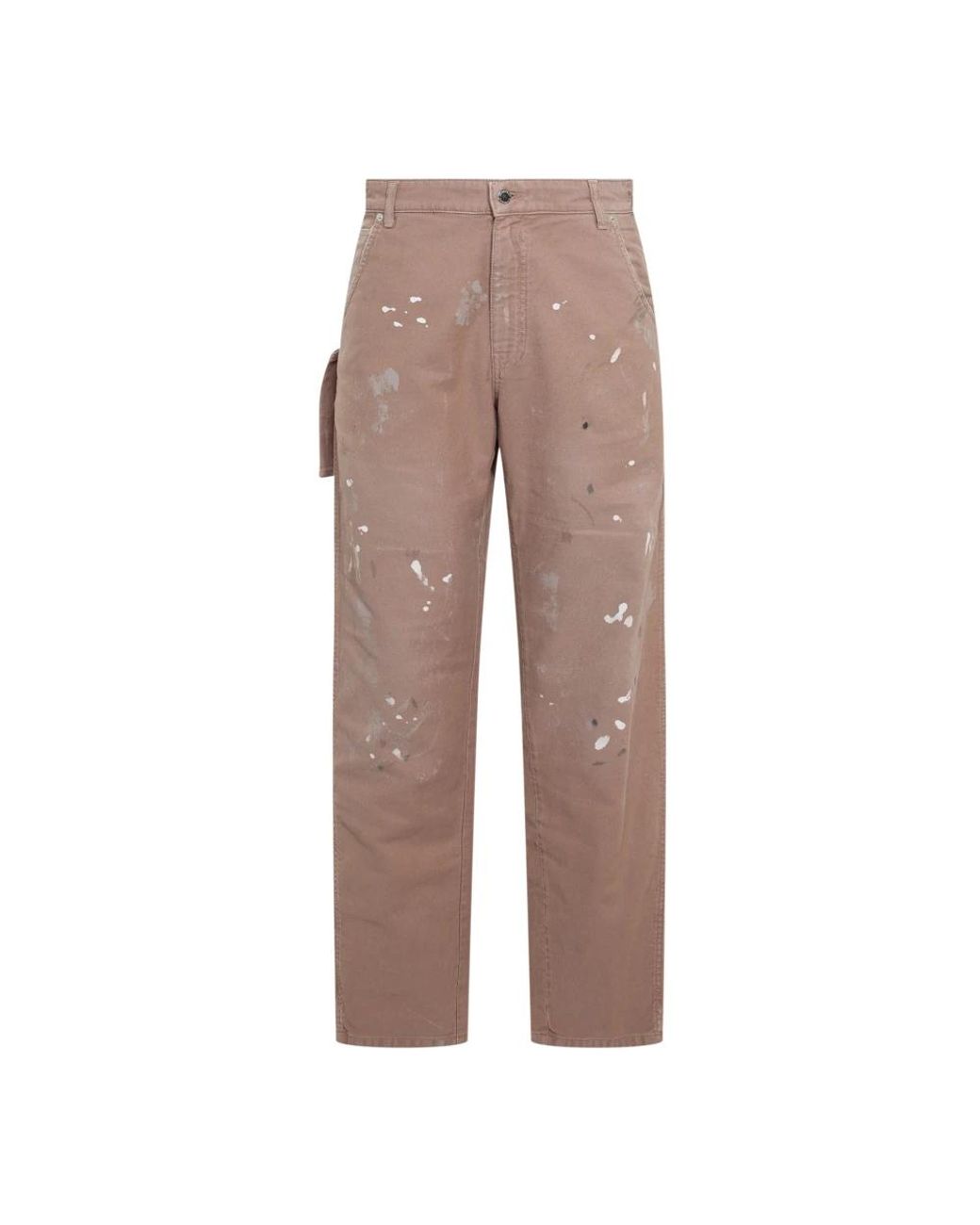 DARKPARK Brown Straight Trousers for men