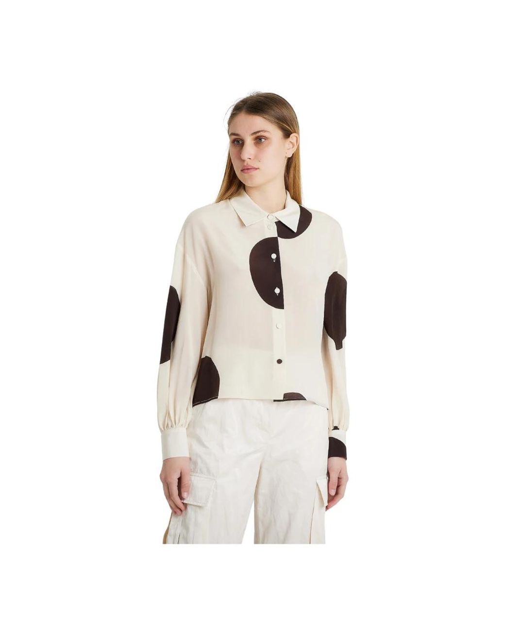 Erika Cavallini Semi Couture Natural Shirts