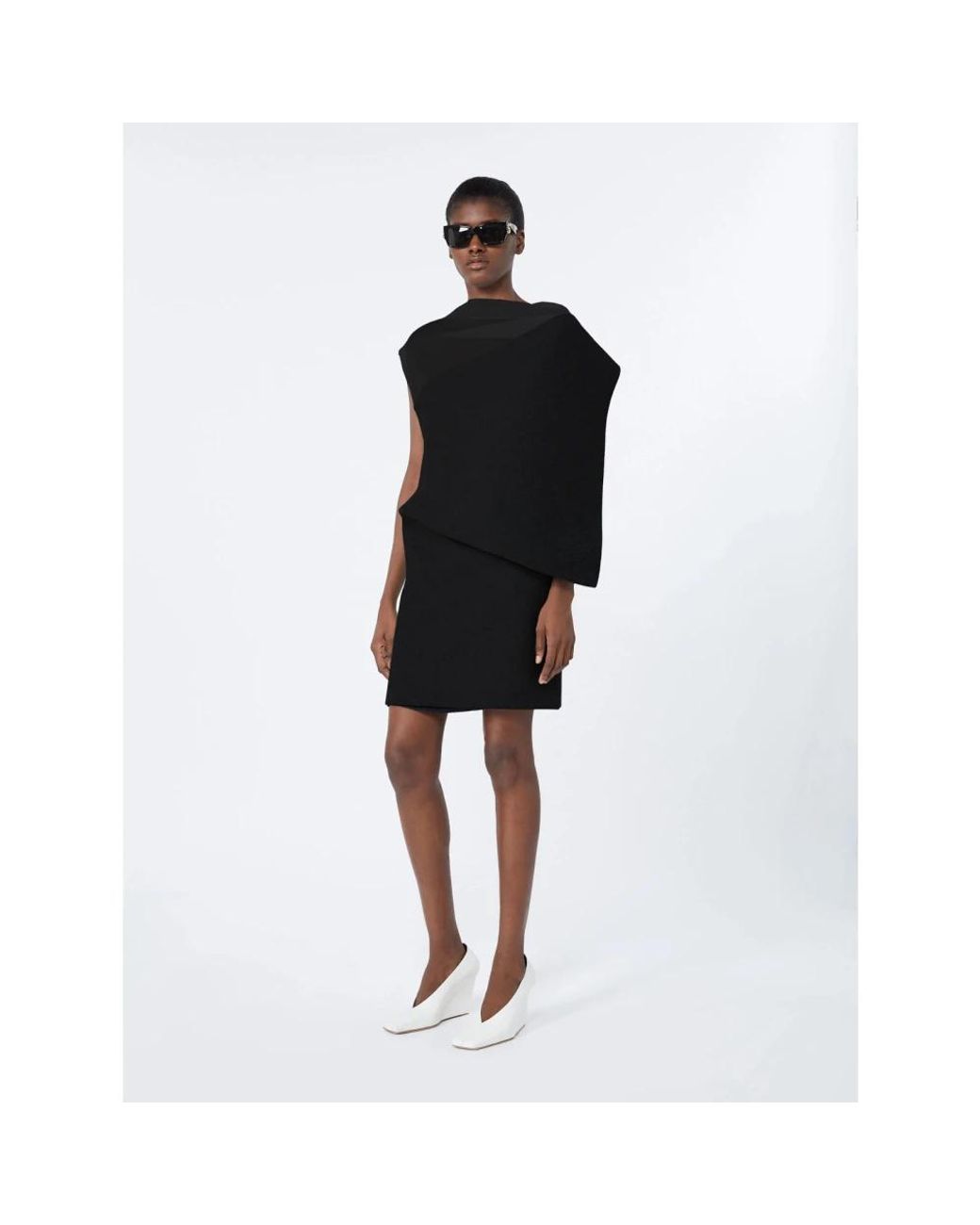 Sportmax Black Short Dresses