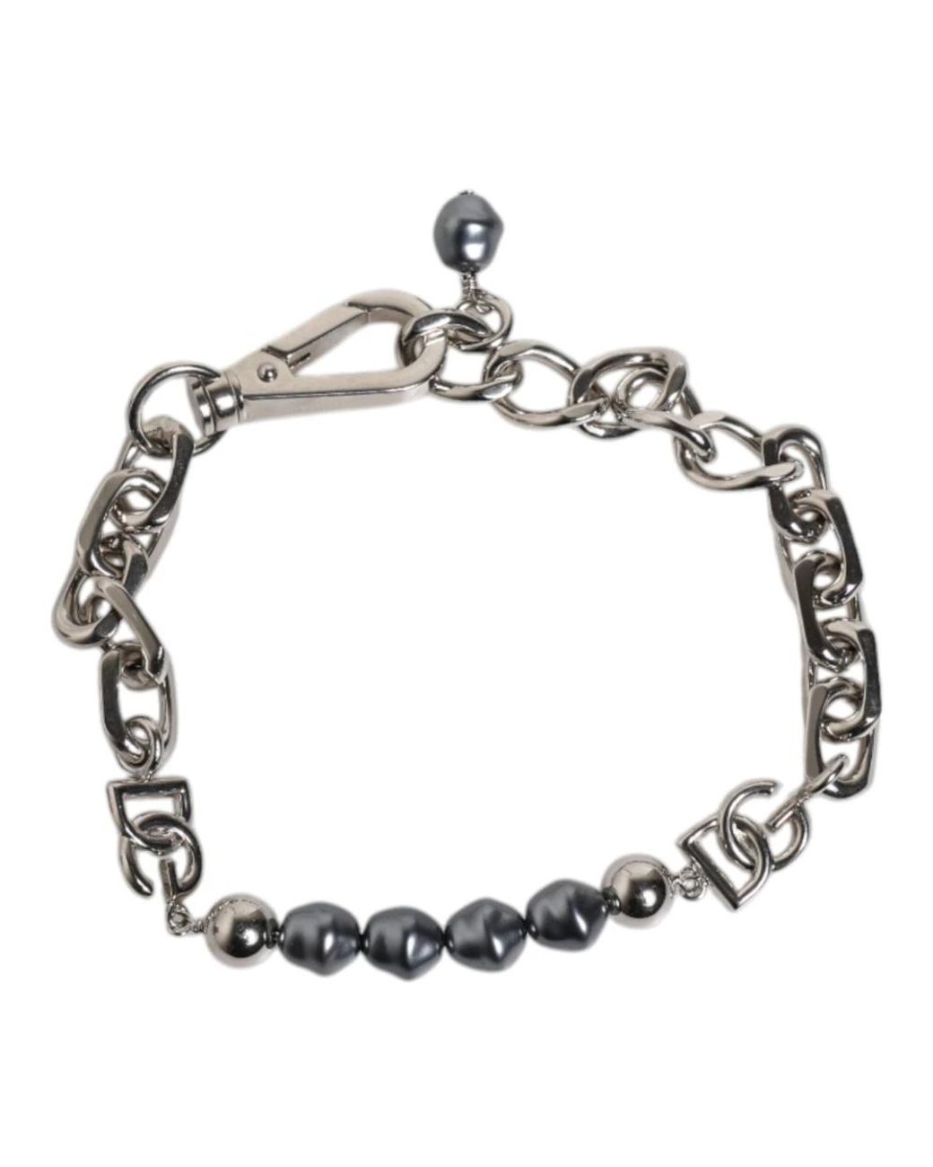 Bracelets Dolce & Gabbana pour homme en coloris Metallic