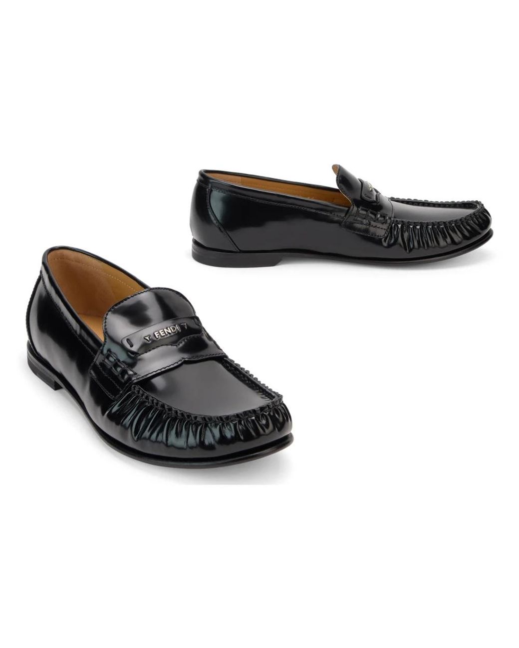 Fendi Black Loafers for men