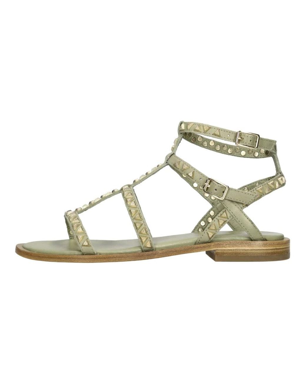 Ash Metallic Flat Sandals