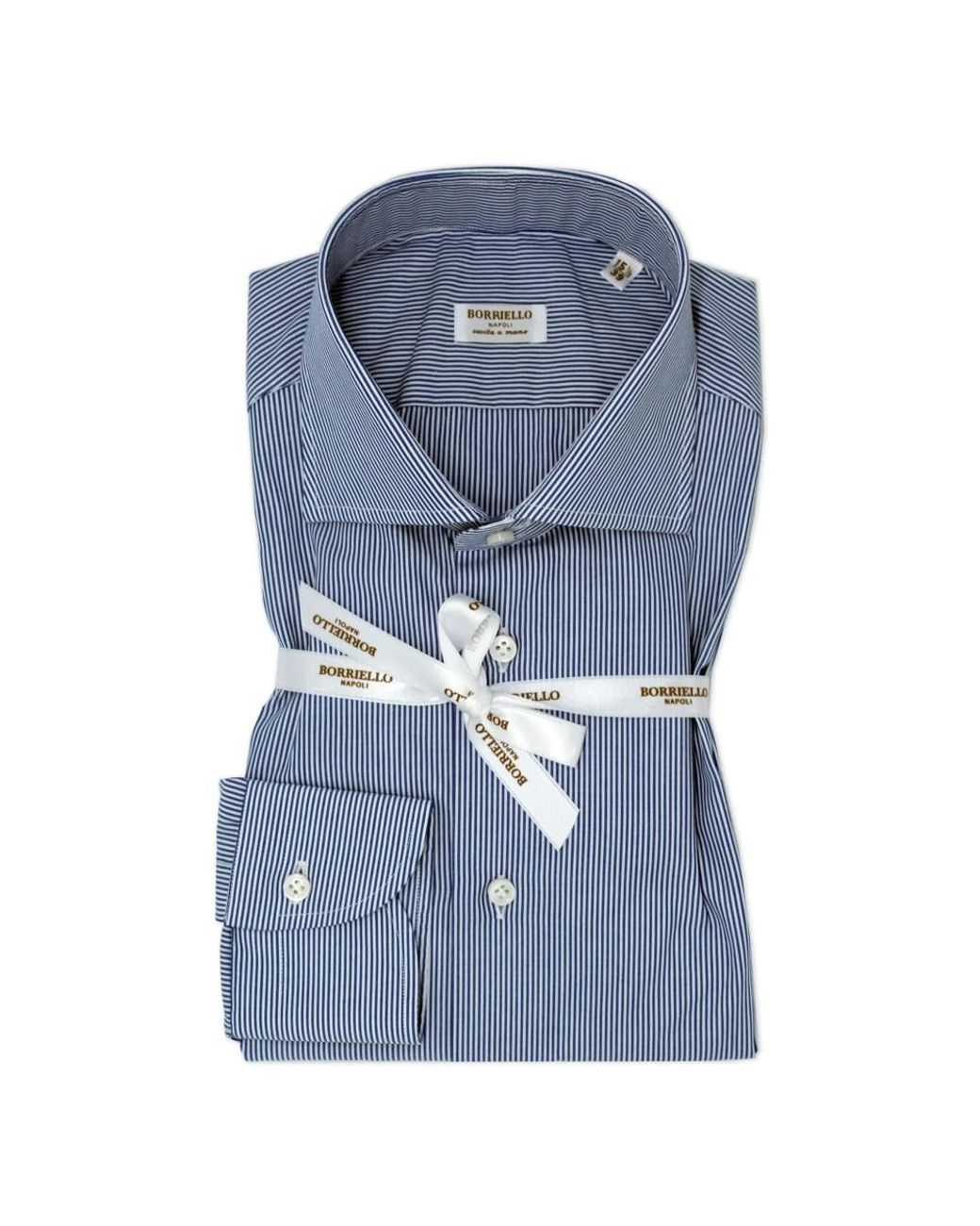Borriello Overhemden ,Blauw ,Casual Overhemd in het Blue voor heren