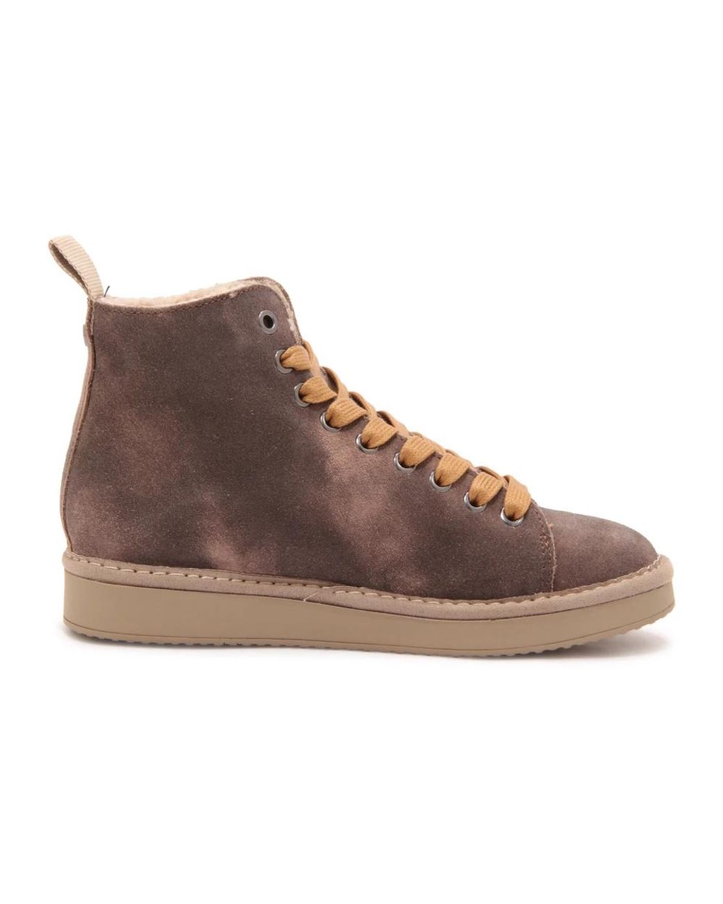 Pànchic Schoenen ,Bruin ,Suède Eco-Fur Gewassen Suède Schoenen in het Brown