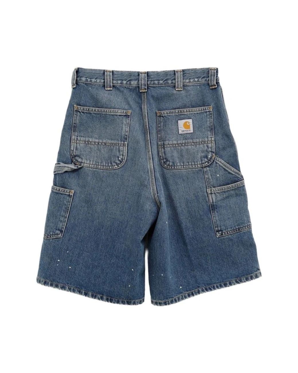 Carhartt Blue Denim Shorts for men