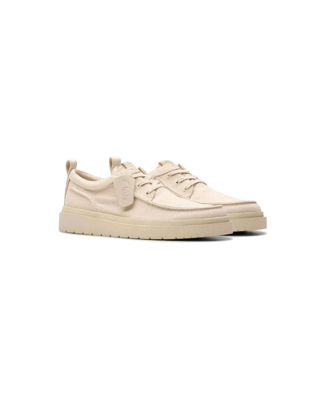 Clarks Natural Laced Shoes for men
