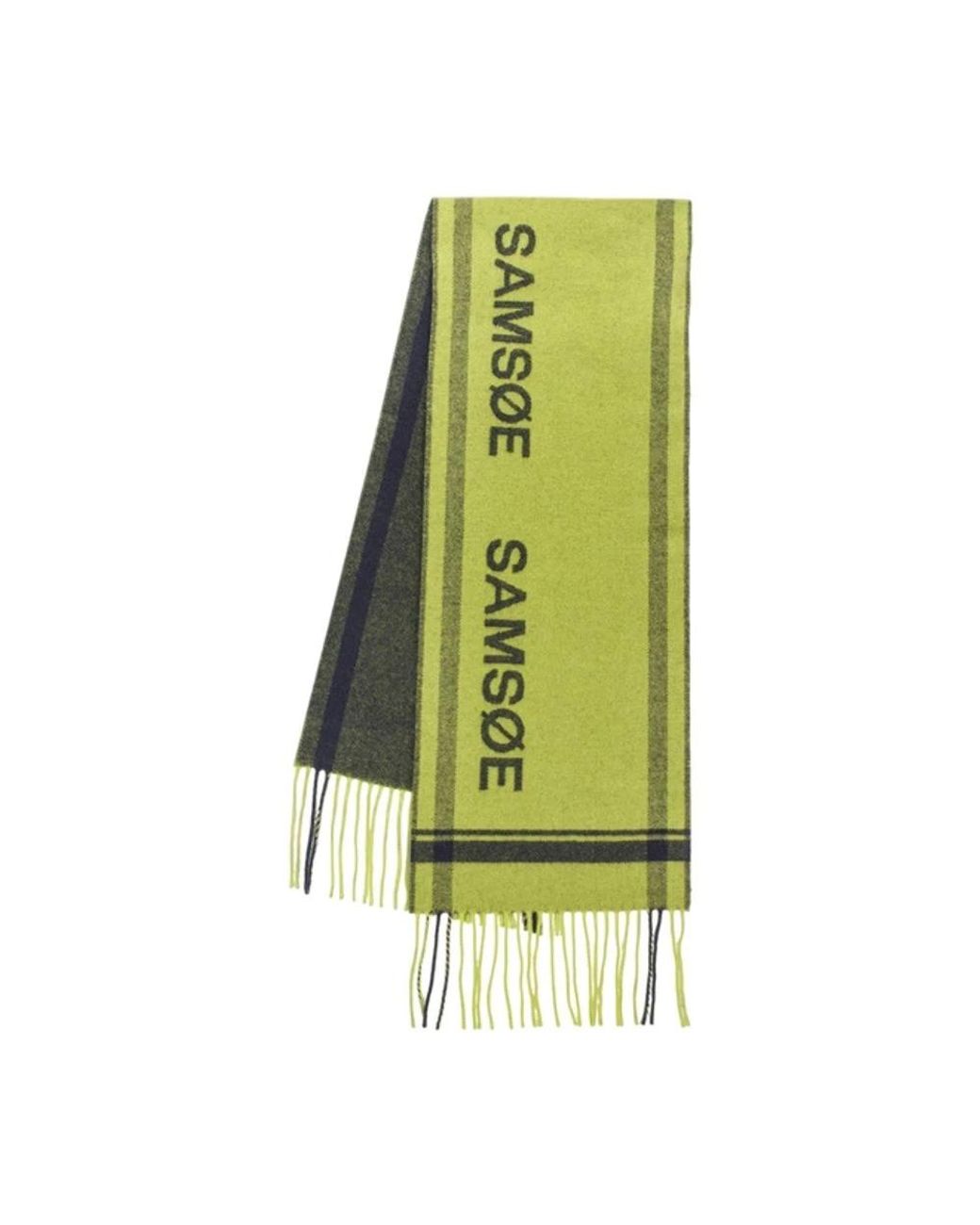 Samsøe & Samsøe Green Winter Scarves