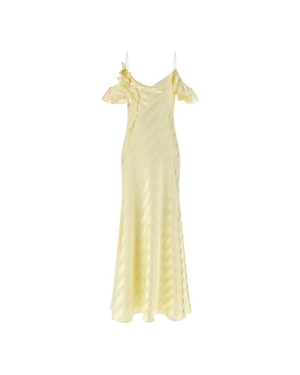 Maxi Dresses Self-Portrait de color Yellow
