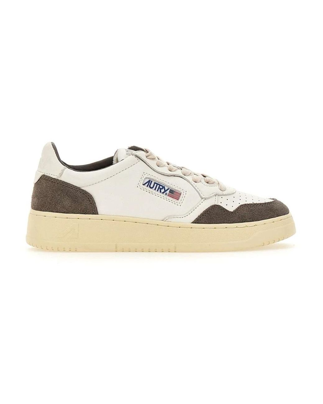 Autry Schoenen ,Wit ,Katoen Medalist Low in het White voor heren