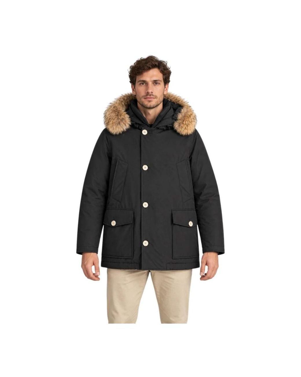 Down Jackets Woolrich de hombre de color Black