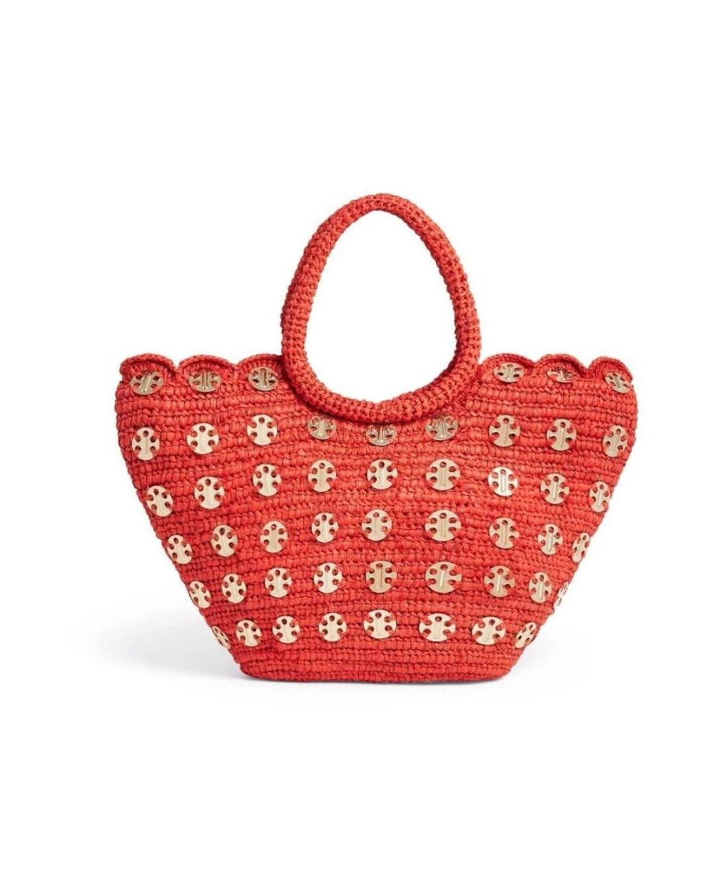 Rabanne Red Shopping Bags