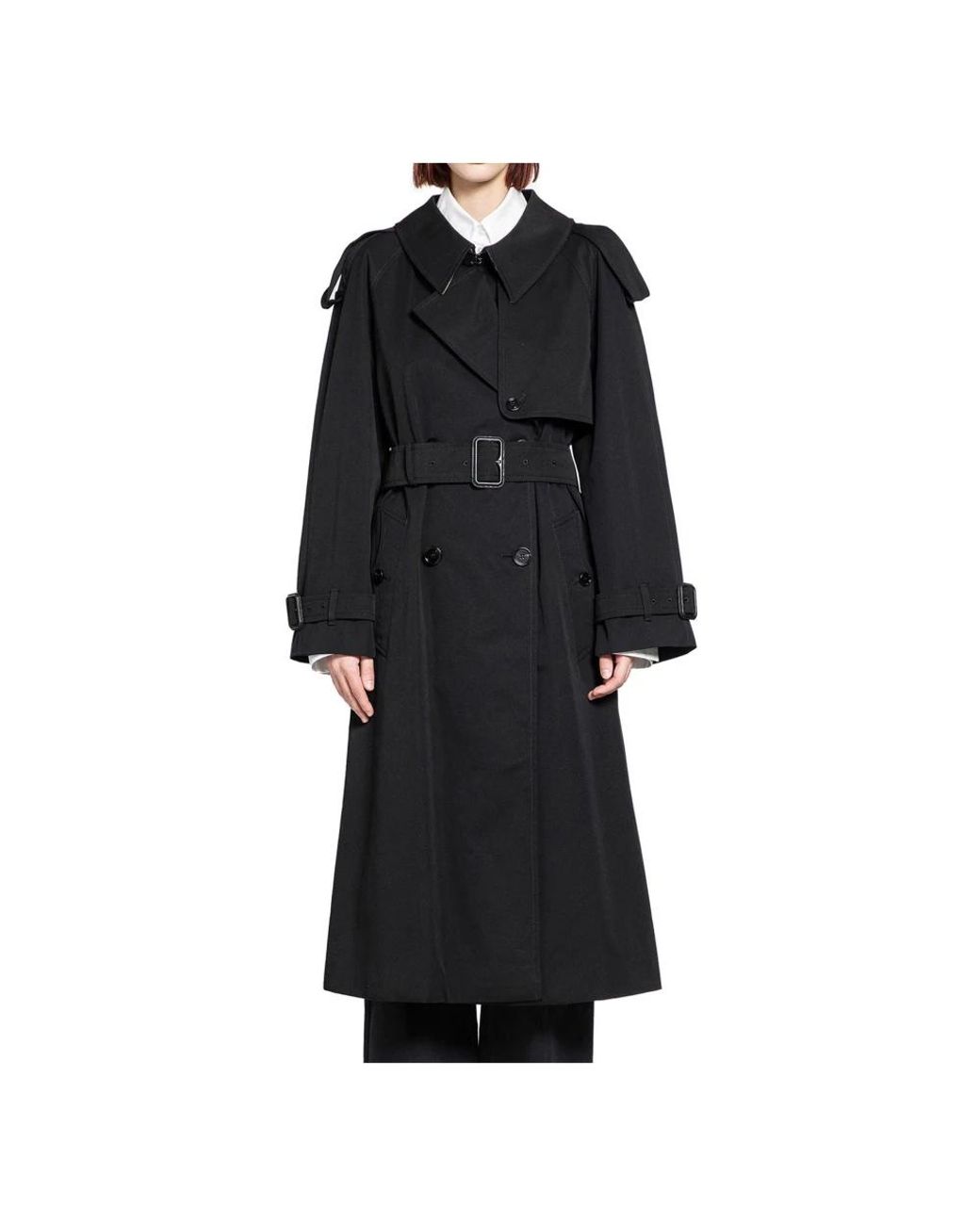Farfetch Discount Burberry Trench Coat Throat Latch Burberry