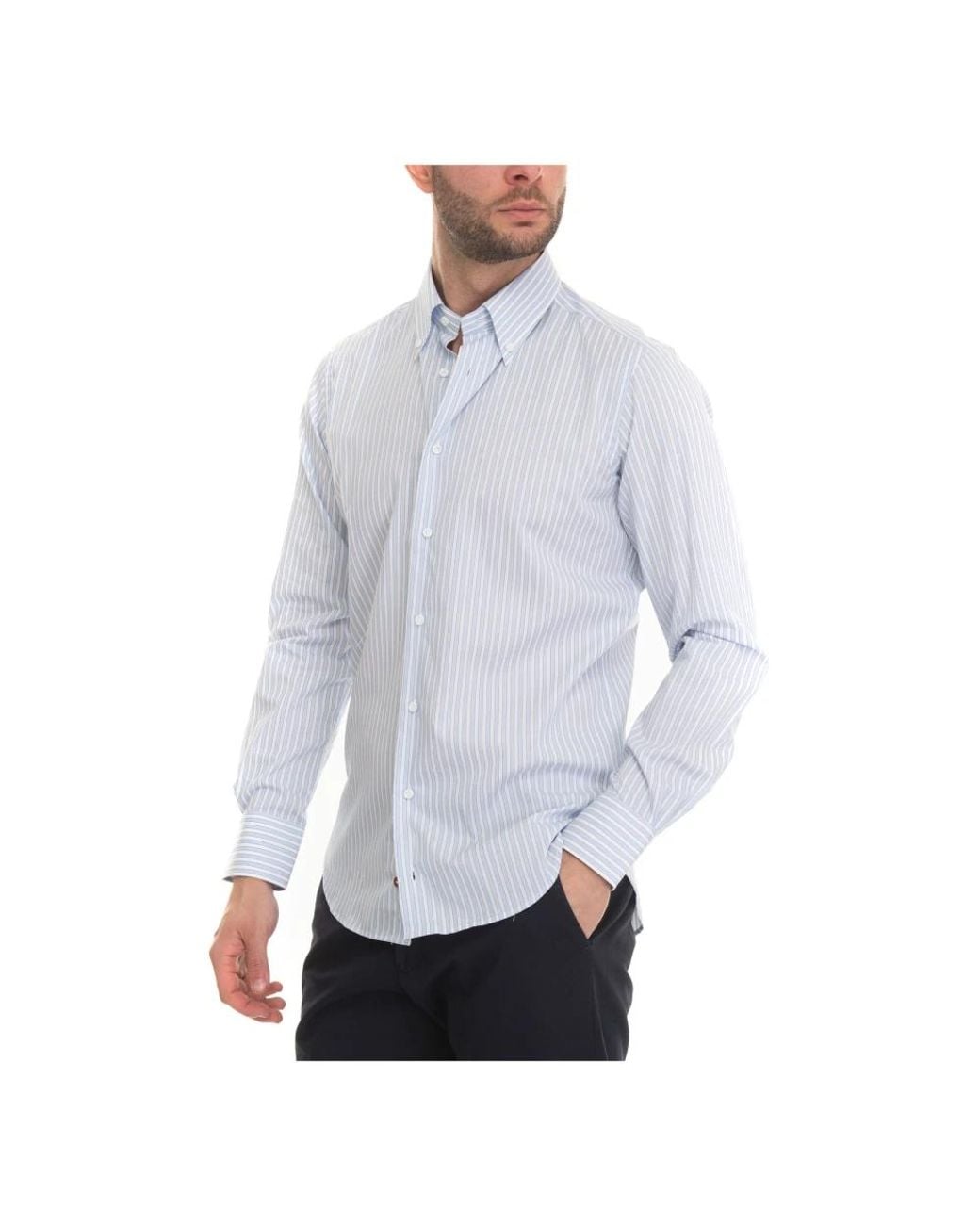 Carrel White Formal Shirts for men
