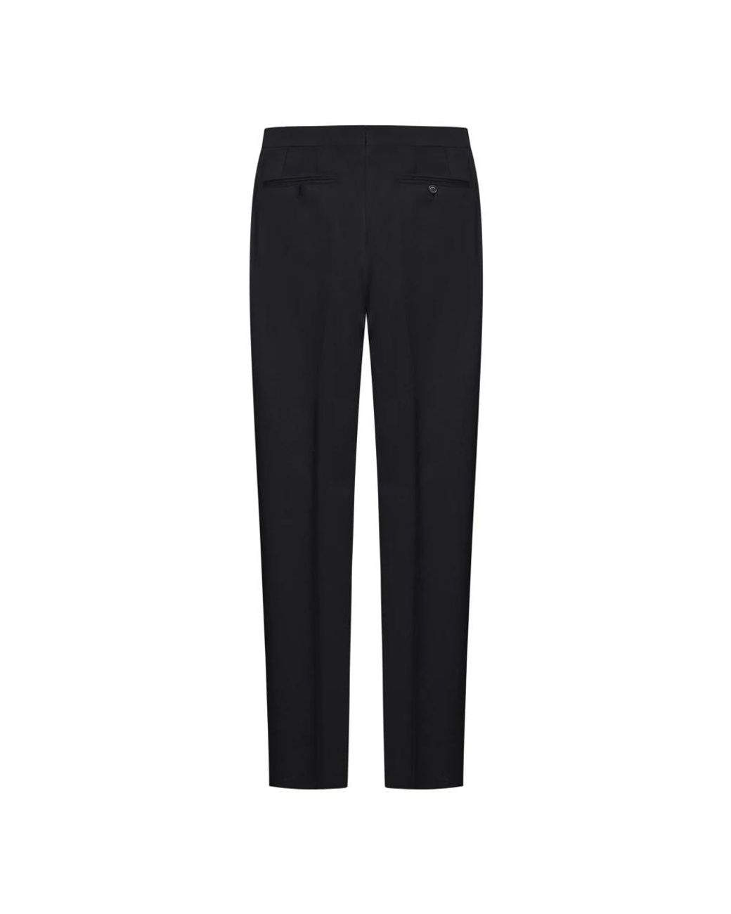 Franzese Collection Black Straight Trousers for men