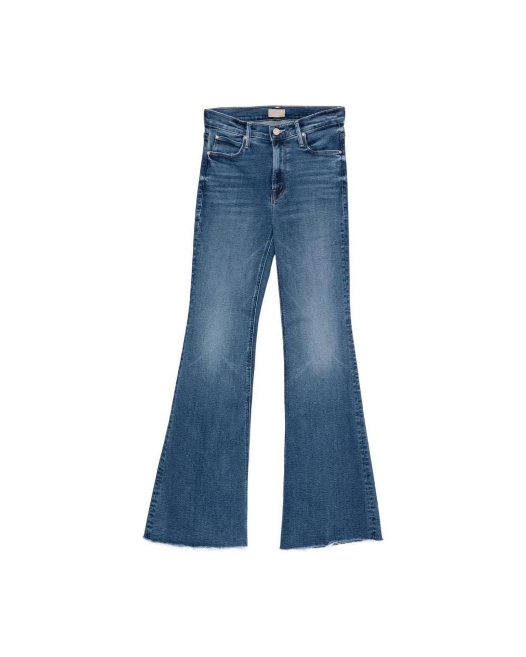 Mother Blue Flared Jeans
