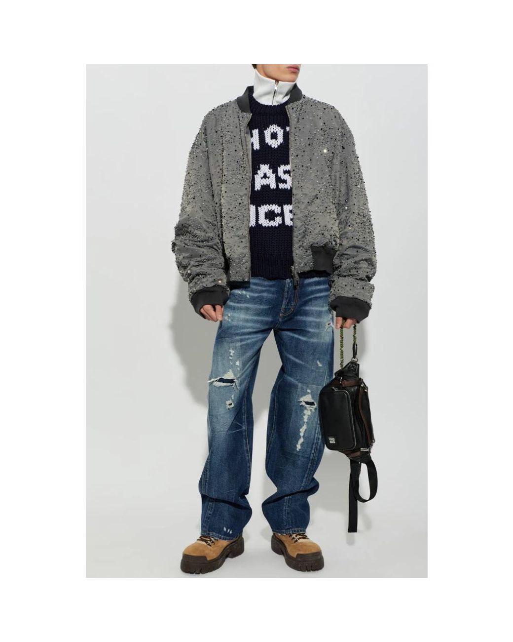 Bomber Jackets DSquared² pour homme en coloris Gray