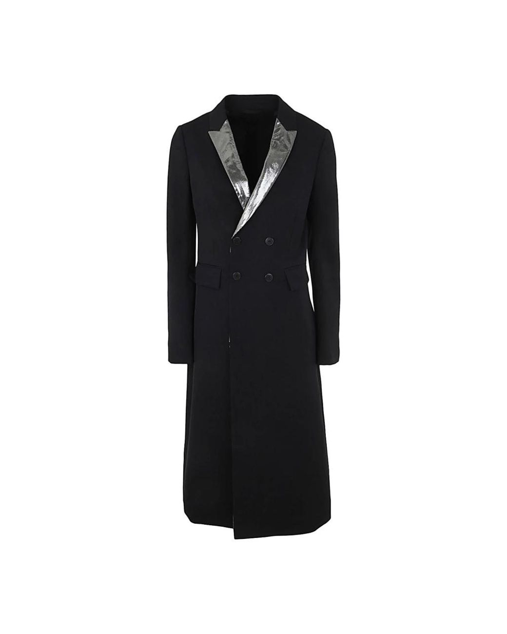 SAPIO Black Double-Breasted Coats