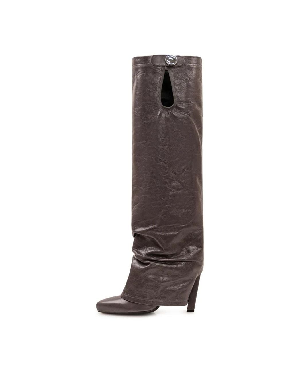 The Attico Brown Over-The-Knee Boots
