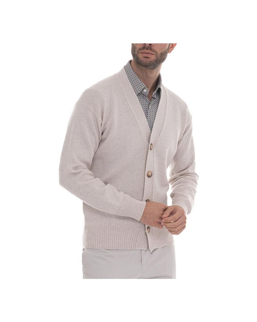 Gran Sasso Brown Cardigans for men
