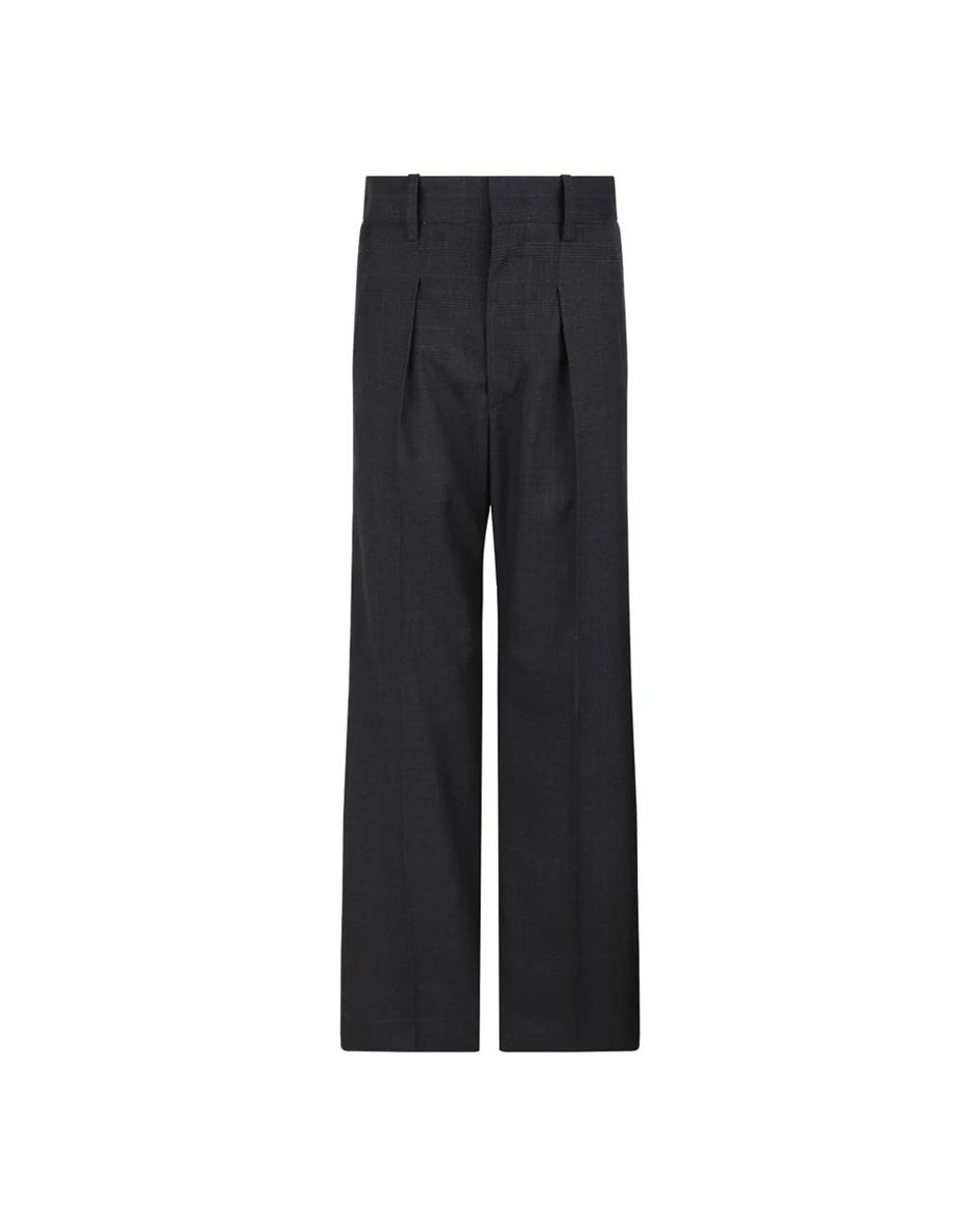 Isabel Marant Gray Straight Trousers