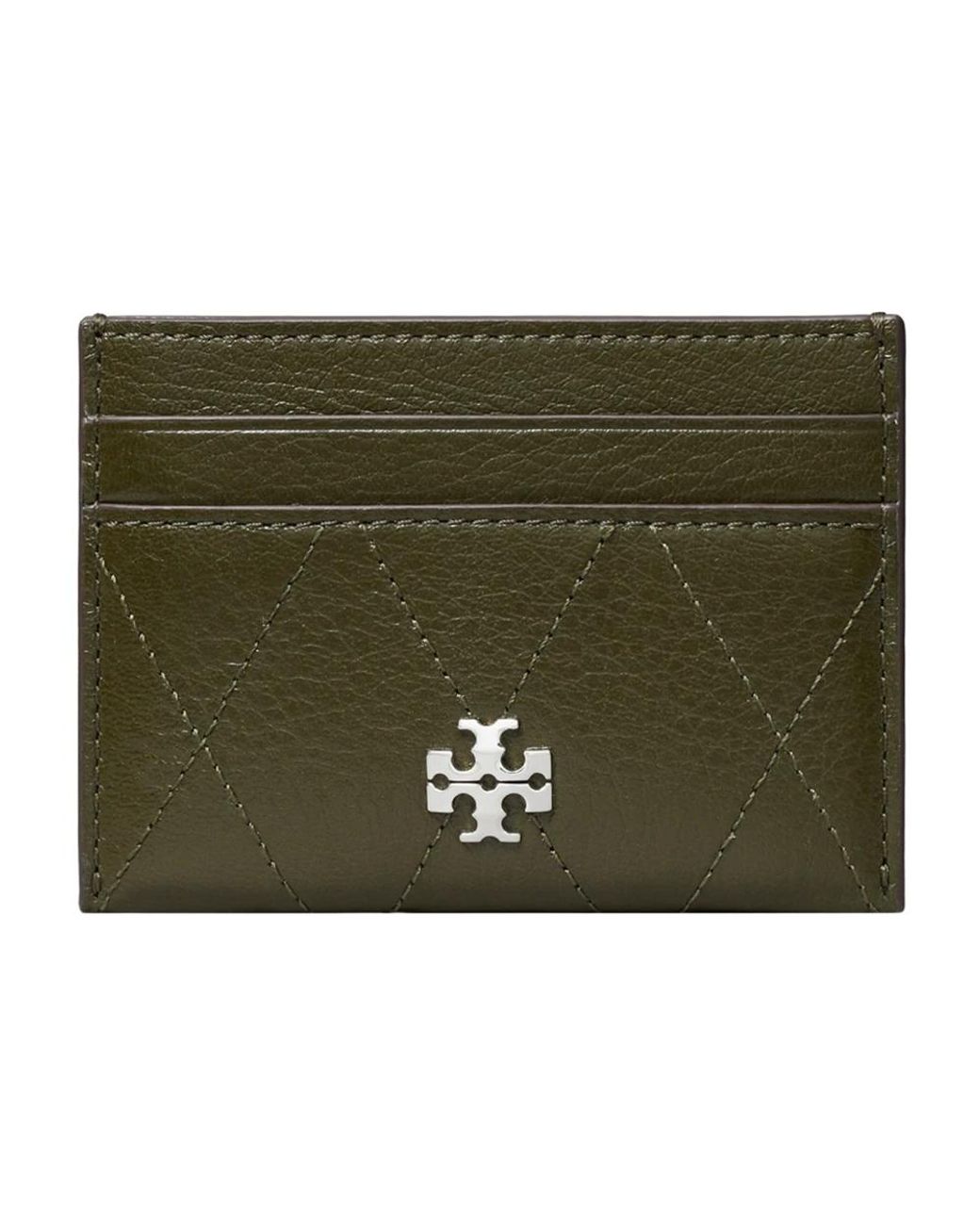 Tory Burch Green Wallets & Cardholders