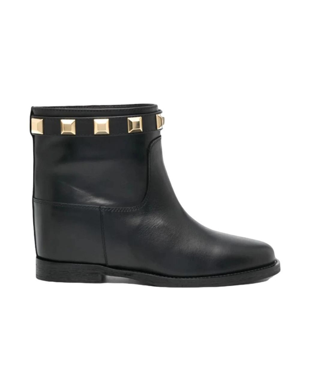 Via Roma 15 Black Ankle Boots