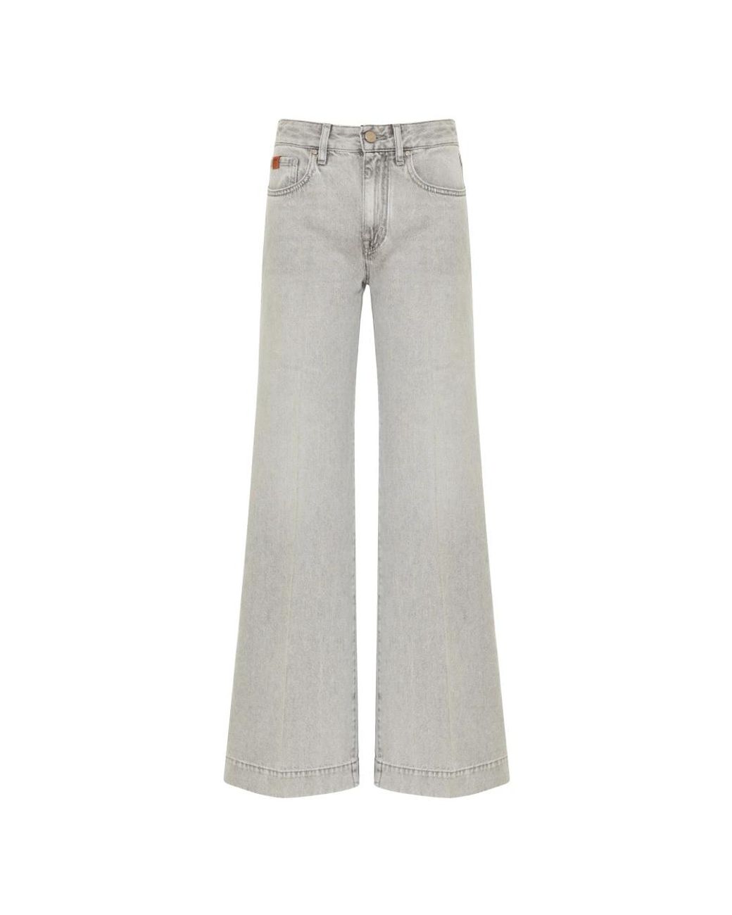 Jacob Cohen Gray Wide Jeans