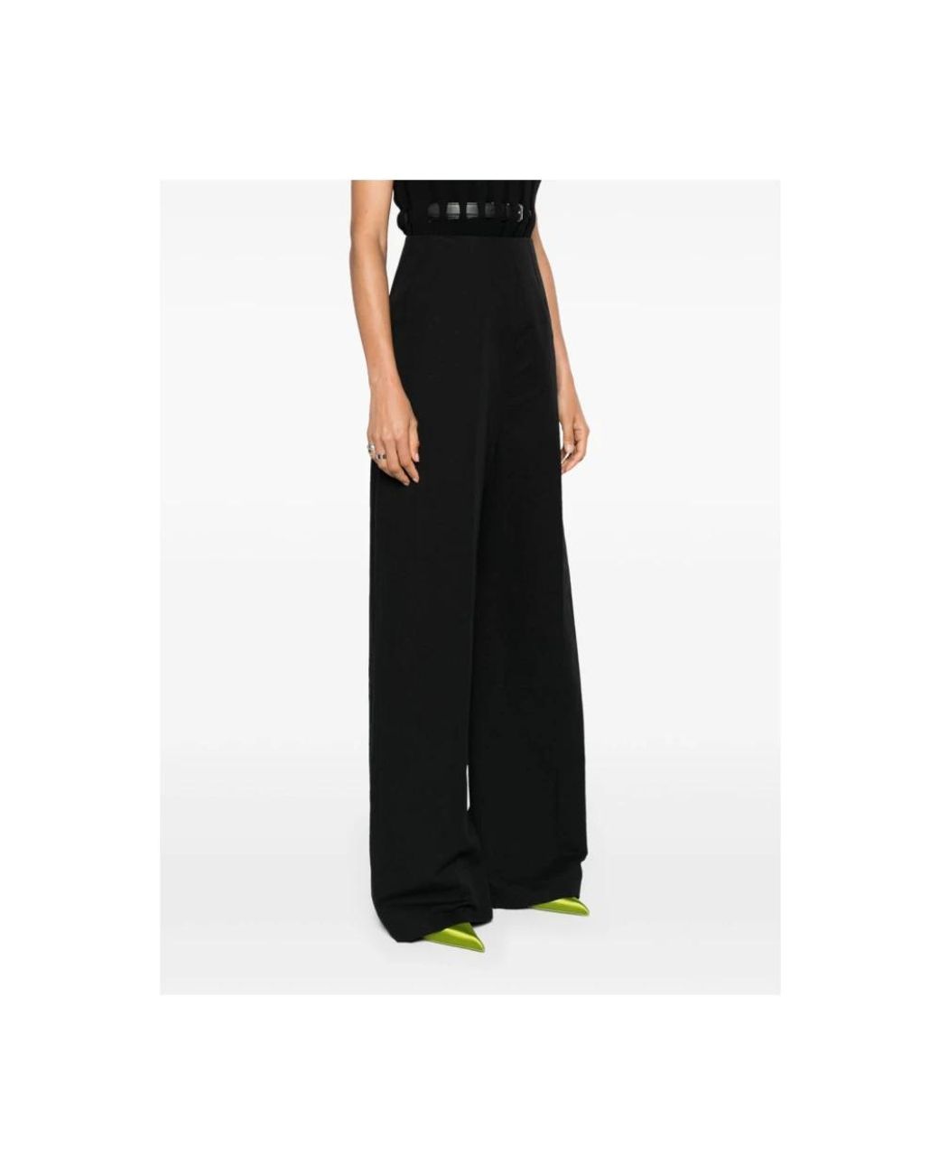 Sportmax Black Wide Trousers